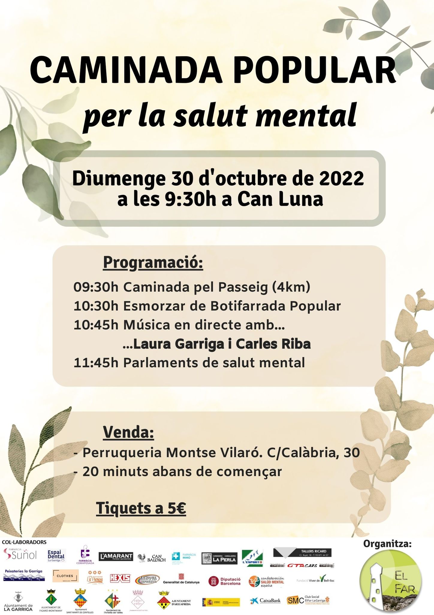 Caminada en defensa de la Salut Mental